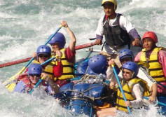 Rafting in the Bhote Koshi River