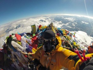 Dean Carriere GoPro Everest Selfie On the Top of the World
