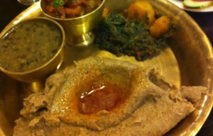 Dhido - Traditional Nepali Food