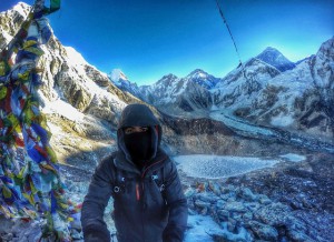 Everest GoPro Selfie at Kalapatthar